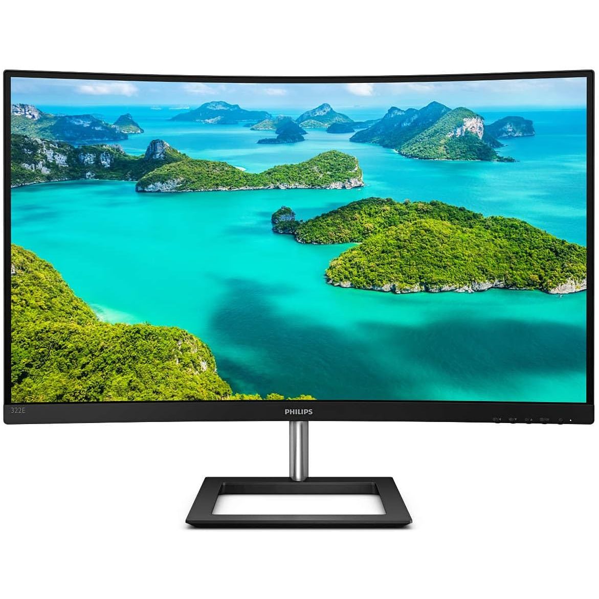 Buy Ecat Tech Ltd,Philips 322E1C 32" FHD Curved Monitor Black – 75Hz VA Display, 4ms Response, AMD FreeSync, SmartImage, Flicker-Free, VGA, HDMI & DisplayPort - Gadcet UK | UK | London | Scotland | Wales| Near Me | Cheap | Pay In 3 | Monitor